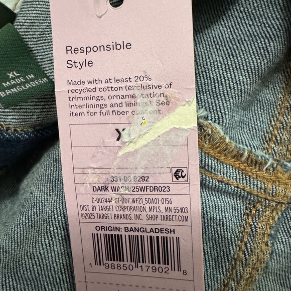 Elegant Dark Blue Denim Dress XL NWT NEW - Picture 7 of 11